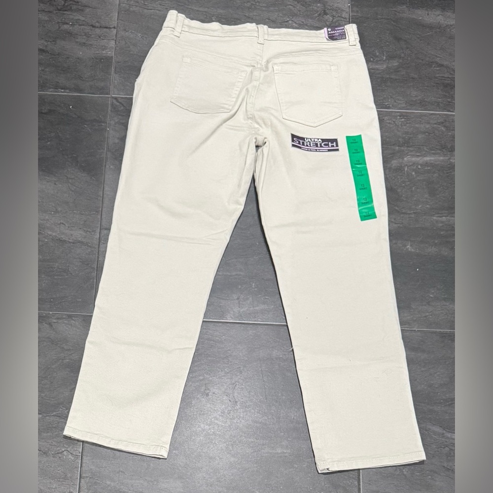 Gloria Vanderbilt Amanda Jeans 12 Short Classic Fit Tapered Leg Mid Rise - Picture 2 of 6